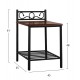 ΣΕΤ ΥΠΝΟΔΩΜΑΤΙΟΥ ΜΕ ΣΤΡΩΜΑ 3ΤΜΧ HM11217 RUBBERWOOD-ΜΕΤΑΛΛΟ