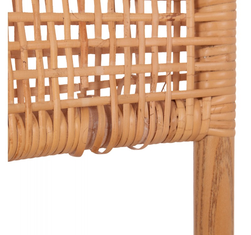 ΚΑΡΕΚΛΑ ΤΡΑΠΕΖΑΡΙΑΣ LIBERTY HM8752.11 TOON ΞΥΛΟ-ΨΑΘΑ RATTAN---Β'ΔΙΑΛΟΓΗΣ 49x54x89Υεκ