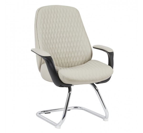 ΚΑΡΕΚΛΑ ΕΠΙΣΚΕΠΤΗ VELUM-s HM1235.02 ΜΠΕΖ PU--ΒΑΣΗ ΧΡΩΜΙΟΥ 71x60x100Υεκ.