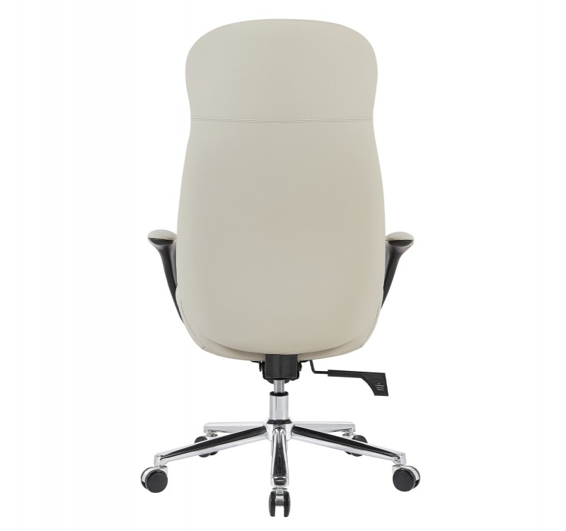 ΚΑΡΕΚΛΑ ΓΡΑΦΕΙΟΥ VELUM HM1233.02 ΜΠΕΖ PU--ΒΑΣΗ ΧΡΩΜΙΟΥ 71x69x116-122Υεκ.