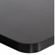 ΕΠΙΦΑΝΕΙΑ ΤΡΑΠΕΖΙΟΥ SINTERED STONE ΤΕΤΡΑΓΩΝΗ HM6654.01 ΠΛΑΙΣΙΟ ALU ΜΑΥΡΟ 70x70εκ.