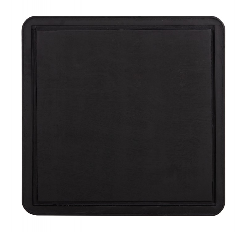 ΕΠΙΦΑΝΕΙΑ ΤΡΑΠΕΖΙΟΥ SINTERED STONE ΤΕΤΡΑΓΩΝΗ HM6654.01 ΠΛΑΙΣΙΟ ALU ΜΑΥΡΟ 70x70εκ.