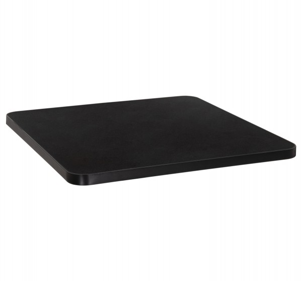 ΕΠΙΦΑΝΕΙΑ ΤΡΑΠΕΖΙΟΥ SINTERED STONE ΤΕΤΡΑΓΩΝΗ HM6654.01 ΠΛΑΙΣΙΟ ALU ΜΑΥΡΟ 70x70εκ.