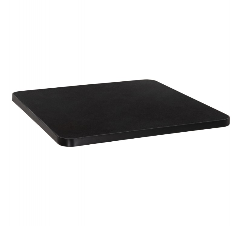 ΕΠΙΦΑΝΕΙΑ ΤΡΑΠΕΖΙΟΥ SINTERED STONE ΤΕΤΡΑΓΩΝΗ HM6654.01 ΠΛΑΙΣΙΟ ALU ΜΑΥΡΟ 70x70εκ.