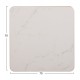 ΕΠΙΦΑΝΕΙΑ ΤΡΑΠΕΖΙΟΥ SINTERED STONE ΤΕΤΡΑΓΩΝΗ HM6654.12 ΠΛΑΙΣΙΟ ALU ΧΡΥΣΟ 70x70εκ.