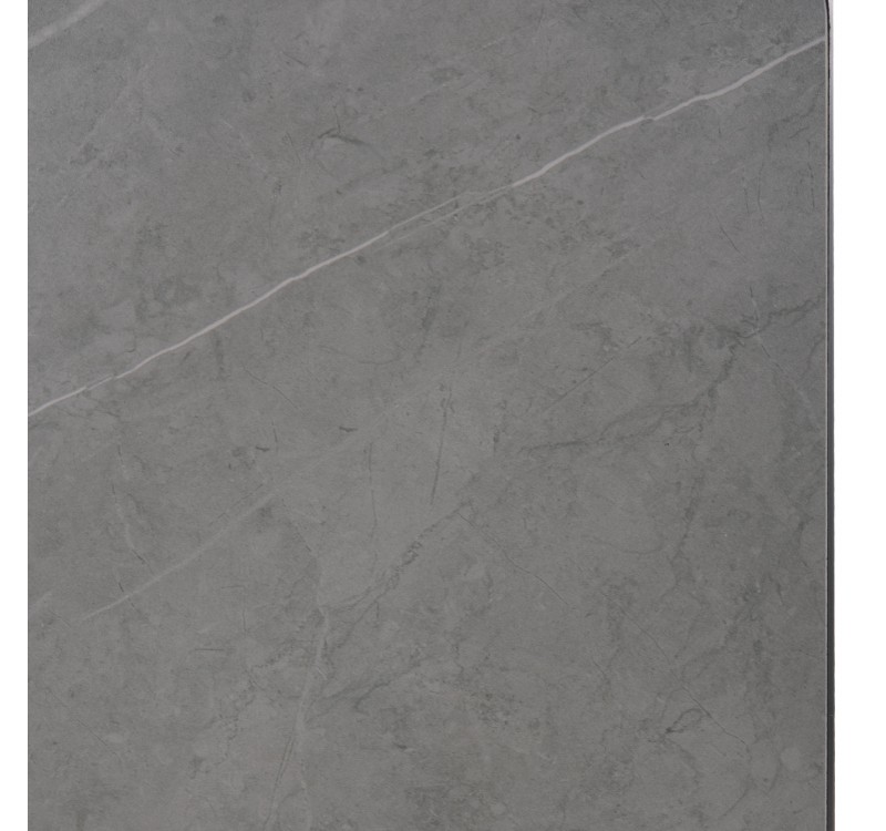 ΕΠΙΦΑΝΕΙΑ ΤΡΑΠΕΖΙΟΥ SINTERED STONE ΤΕΤΡΑΓΩΝΗ HM6654.05 ΠΛΑΙΣΙΟ ALU ΓΚΡΙ 70x70εκ.