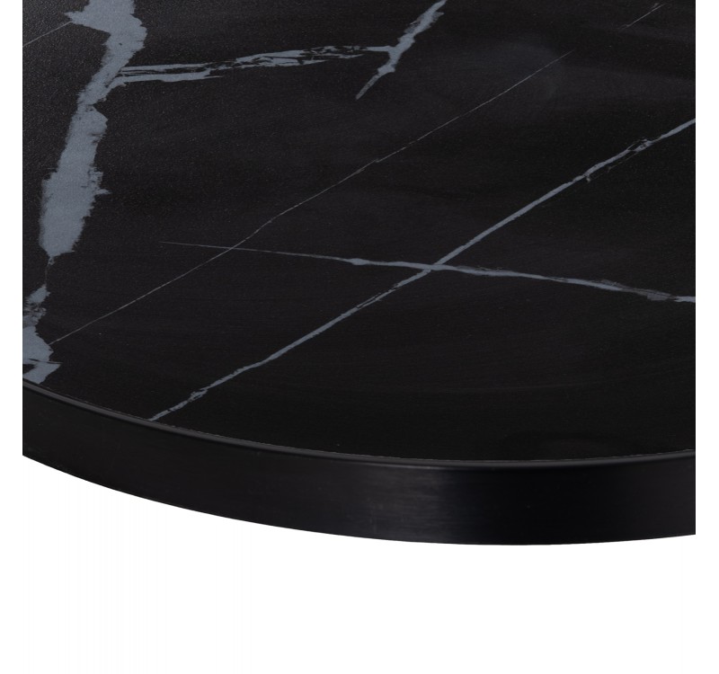 ΕΠΙΦΑΝΕΙΑ ΤΡΑΠΕΖΙΟΥ SINTERED STONE HM6652.03 ΜΕ ΠΛΑΙΣΙΟ ALU ΜΑΥΡΟ Φ60εκ.