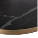 ΕΠΙΦΑΝΕΙΑ ΤΡΑΠΕΖΙΟΥ SINTERED STONE HM6652.13 ΜΕ ΠΛΑΙΣΙΟ ALU ΧΡΥΣΟ Φ60εκ.