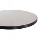 ΕΠΙΦΑΝΕΙΑ ΤΡΑΠΕΖΙΟΥ SINTERED STONE HM6652.02 ΜΕ ΠΛΑΙΣΙΟ ALU ΜΑΥΡΟ Φ60εκ.