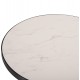 ΕΠΙΦΑΝΕΙΑ ΤΡΑΠΕΖΙΟΥ SINTERED STONE HM6652.02 ΜΕ ΠΛΑΙΣΙΟ ALU ΜΑΥΡΟ Φ60εκ.