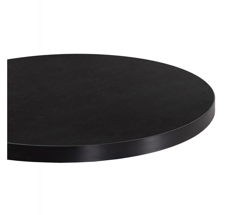 ΕΠΙΦΑΝΕΙΑ ΤΡΑΠΕΖΙΟΥ SINTERED STONE HM6653.01 ΜΕ ΠΛΑΙΣΙΟ ALU ΜΑΥΡΟ Φ70εκ.