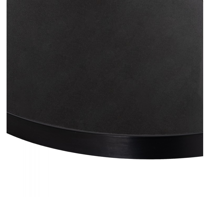 ΕΠΙΦΑΝΕΙΑ ΤΡΑΠΕΖΙΟΥ SINTERED STONE HM6653.01 ΜΕ ΠΛΑΙΣΙΟ ALU ΜΑΥΡΟ Φ70εκ.
