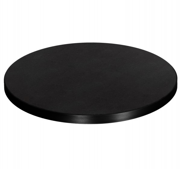 ΕΠΙΦΑΝΕΙΑ ΤΡΑΠΕΖΙΟΥ SINTERED STONE HM6653.01 ΜΕ ΠΛΑΙΣΙΟ ALU ΜΑΥΡΟ Φ70εκ.