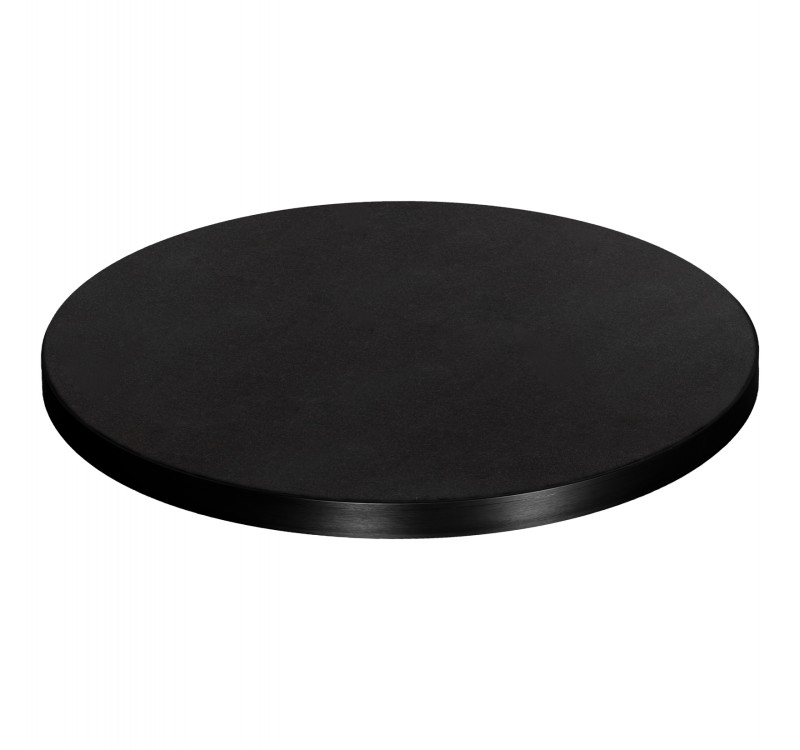 ΕΠΙΦΑΝΕΙΑ ΤΡΑΠΕΖΙΟΥ SINTERED STONE HM6653.01 ΜΕ ΠΛΑΙΣΙΟ ALU ΜΑΥΡΟ Φ70εκ.