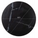 ΕΠΙΦΑΝΕΙΑ ΤΡΑΠΕΖΙΟΥ SINTERED STONE HM6653.03 ΜΕ ΠΛΑΙΣΙΟ ALU ΜΑΥΡΟ Φ70εκ.