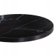 ΕΠΙΦΑΝΕΙΑ ΤΡΑΠΕΖΙΟΥ SINTERED STONE HM6653.03 ΜΕ ΠΛΑΙΣΙΟ ALU ΜΑΥΡΟ Φ70εκ.