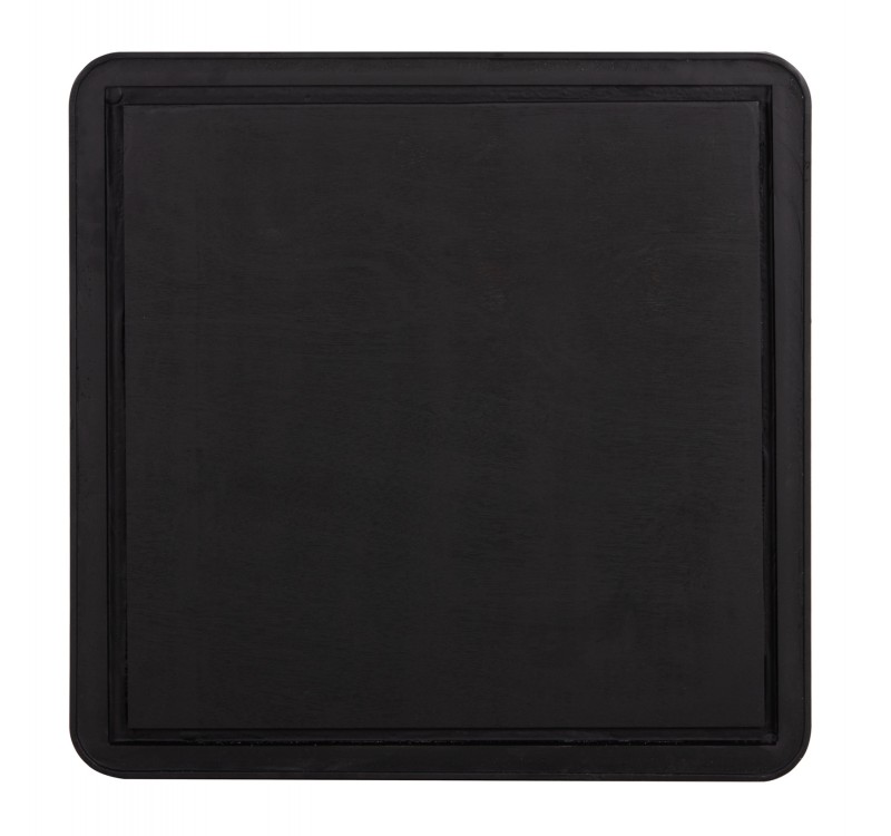 ΕΠΙΦΑΝΕΙΑ ΤΡΑΠΕΖΙΟΥ SINTERED STONE ΤΕΤΡΑΓΩΝΗ HM6655.01 ΠΛΑΙΣΙΟ ALU ΜΑΥΡΟ 80x80εκ.