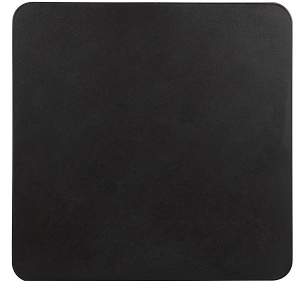 ΕΠΙΦΑΝΕΙΑ ΤΡΑΠΕΖΙΟΥ SINTERED STONE ΤΕΤΡΑΓΩΝΗ HM6655.01 ΠΛΑΙΣΙΟ ALU ΜΑΥΡΟ 80x80εκ.