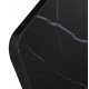ΕΠΙΦΑΝΕΙΑ ΤΡΑΠΕΖΙΟΥ SINTERED STONE ΟΡΘΟΓΩΝΙΑ HM6656.03 ΠΛΑΙΣΙΟ ALU ΜΑΥΡΟ 120x80εκ.