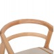 ΠΟΛΥΘΡΟΝΑ ΤΡΑΠΕΖΑΡΙΑΣ EFFY HM18393.01 ΦΡΑΞΙΝΟΣ ΣΕ OAK-ΚΑΘΙΣΜΑ ΕΚΡΟΥ PU 60x58x71Υεκ