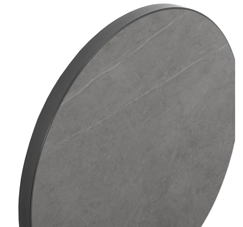 ΕΠΙΦΑΝΕΙΑ ΤΡΑΠΕΖΙΟΥ SINTERED STONE HM6652.05 ΜΕ ΠΛΑΙΣΙΟ ALU ΓΚΡΙ Φ60εκ.