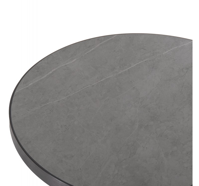 ΕΠΙΦΑΝΕΙΑ ΤΡΑΠΕΖΙΟΥ SINTERED STONE HM6652.05 ΜΕ ΠΛΑΙΣΙΟ ALU ΓΚΡΙ Φ60εκ.