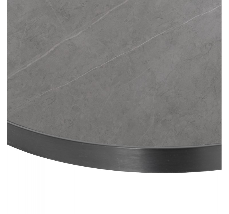 ΕΠΙΦΑΝΕΙΑ ΤΡΑΠΕΖΙΟΥ SINTERED STONE HM6652.05 ΜΕ ΠΛΑΙΣΙΟ ALU ΓΚΡΙ Φ60εκ.