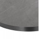 ΕΠΙΦΑΝΕΙΑ ΤΡΑΠΕΖΙΟΥ SINTERED STONE HM6652.05 ΜΕ ΠΛΑΙΣΙΟ ALU ΓΚΡΙ Φ60εκ.