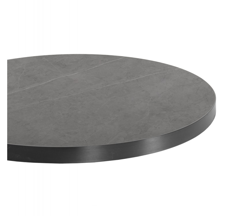 ΕΠΙΦΑΝΕΙΑ ΤΡΑΠΕΖΙΟΥ SINTERED STONE HM6653.05 ΜΕ ΠΛΑΙΣΙΟ ALU ΓΚΡΙ Φ70εκ.