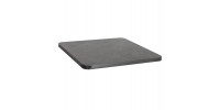 ΕΠΙΦΑΝΕΙΑ ΤΡΑΠΕΖΙΟΥ SINTERED STONE ΤΕΤΡΑΓΩΝΗ HM6655.05 ΠΛΑΙΣΙΟ ALU ΓΚΡΙ 80x80εκ.