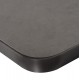 ΕΠΙΦΑΝΕΙΑ ΤΡΑΠΕΖΙΟΥ SINTERED STONE ΤΕΤΡΑΓΩΝΗ HM6655.05 ΠΛΑΙΣΙΟ ALU ΓΚΡΙ 80x80εκ.