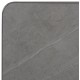 ΕΠΙΦΑΝΕΙΑ ΤΡΑΠΕΖΙΟΥ SINTERED STONE ΤΕΤΡΑΓΩΝΗ HM6655.05 ΠΛΑΙΣΙΟ ALU ΓΚΡΙ 80x80εκ.