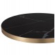 ΕΠΙΦΑΝΕΙΑ ΤΡΑΠΕΖΙΟΥ SINTERED STONE HM6653.13 ΜΕ ΠΛΑΙΣΙΟ ALU ΧΡΥΣΟ Φ70εκ.