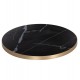ΕΠΙΦΑΝΕΙΑ ΤΡΑΠΕΖΙΟΥ SINTERED STONE HM6653.13 ΜΕ ΠΛΑΙΣΙΟ ALU ΧΡΥΣΟ Φ70εκ.