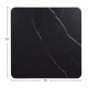 ΕΠΙΦΑΝΕΙΑ ΤΡΑΠΕΖΙΟΥ SINTERED STONE ΤΕΤΡΑΓΩΝΗ HM6654.13 ΠΛΑΙΣΙΟ ALU ΧΡΥΣΟ 70x70εκ.