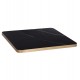 ΕΠΙΦΑΝΕΙΑ ΤΡΑΠΕΖΙΟΥ SINTERED STONE ΤΕΤΡΑΓΩΝΗ HM6654.13 ΠΛΑΙΣΙΟ ALU ΧΡΥΣΟ 70x70εκ.