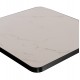 ΕΠΙΦΑΝΕΙΑ ΤΡΑΠΕΖΙΟΥ SINTERED STONE ΤΕΤΡΑΓΩΝΗ HM6654.02 ΠΛΑΙΣΙΟ ALU ΜΑΥΡΟ 70x70εκ.
