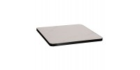 ΕΠΙΦΑΝΕΙΑ ΤΡΑΠΕΖΙΟΥ SINTERED STONE ΤΕΤΡΑΓΩΝΗ HM6654.02 ΠΛΑΙΣΙΟ ALU ΜΑΥΡΟ 70x70εκ.