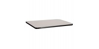 ΕΠΙΦΑΝΕΙΑ ΤΡΑΠΕΖΙΟΥ SINTERED STONE ΟΡΘΟΓΩΝΙΑ HM6656.02 ΠΛΑΙΣΙΟ ALU ΜΑΥΡΟ 120x80εκ.