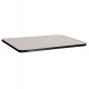 ΕΠΙΦΑΝΕΙΑ ΤΡΑΠΕΖΙΟΥ SINTERED STONE ΟΡΘΟΓΩΝΙΑ HM6656.02 ΠΛΑΙΣΙΟ ALU ΜΑΥΡΟ 120x80εκ.