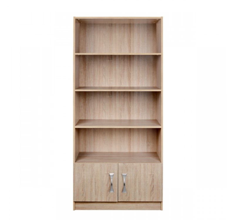 ΒΙΒΛΙΟΘΗΚΗ PLAYROOM HM332 SONAMA 80X30X180εκ. ΧΩΡΙΣ ΧΕΡΟΥΛΙΑ