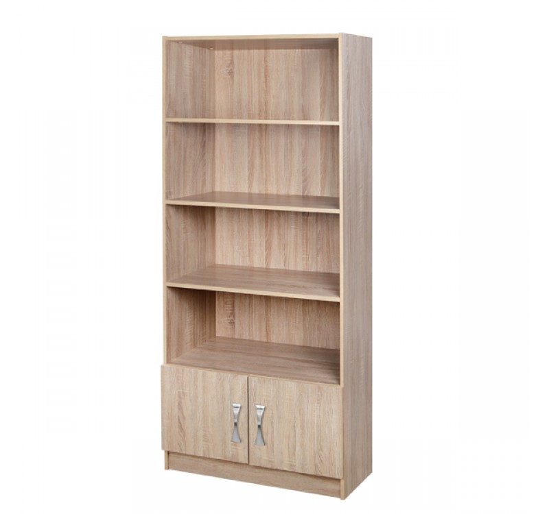ΒΙΒΛΙΟΘΗΚΗ PLAYROOM HM332 SONAMA 80X30X180εκ. ΧΩΡΙΣ ΧΕΡΟΥΛΙΑ