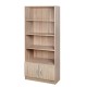 ΒΙΒΛΙΟΘΗΚΗ PLAYROOM HM332 SONAMA 80X30X180εκ. ΧΩΡΙΣ ΧΕΡΟΥΛΙΑ