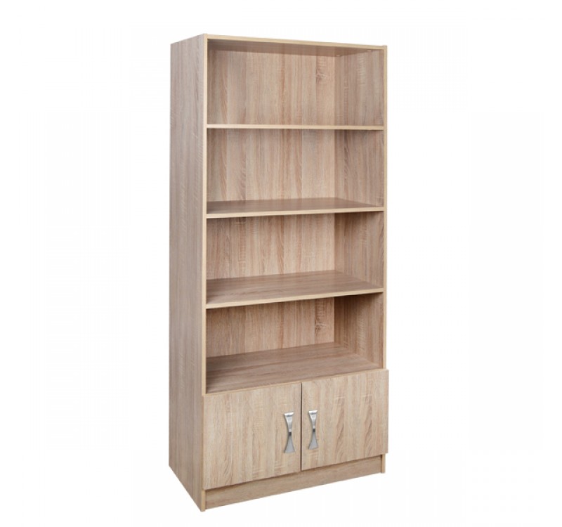 ΒΙΒΛΙΟΘΗΚΗ PLAYROOM HM332 SONAMA 80X30X180εκ. ΧΩΡΙΣ ΧΕΡΟΥΛΙΑ